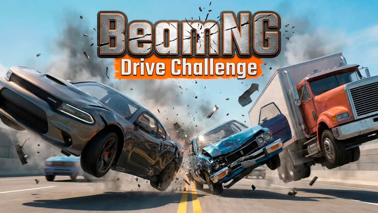 Play BeamNG Drive Challenge - Free Online Casual Game