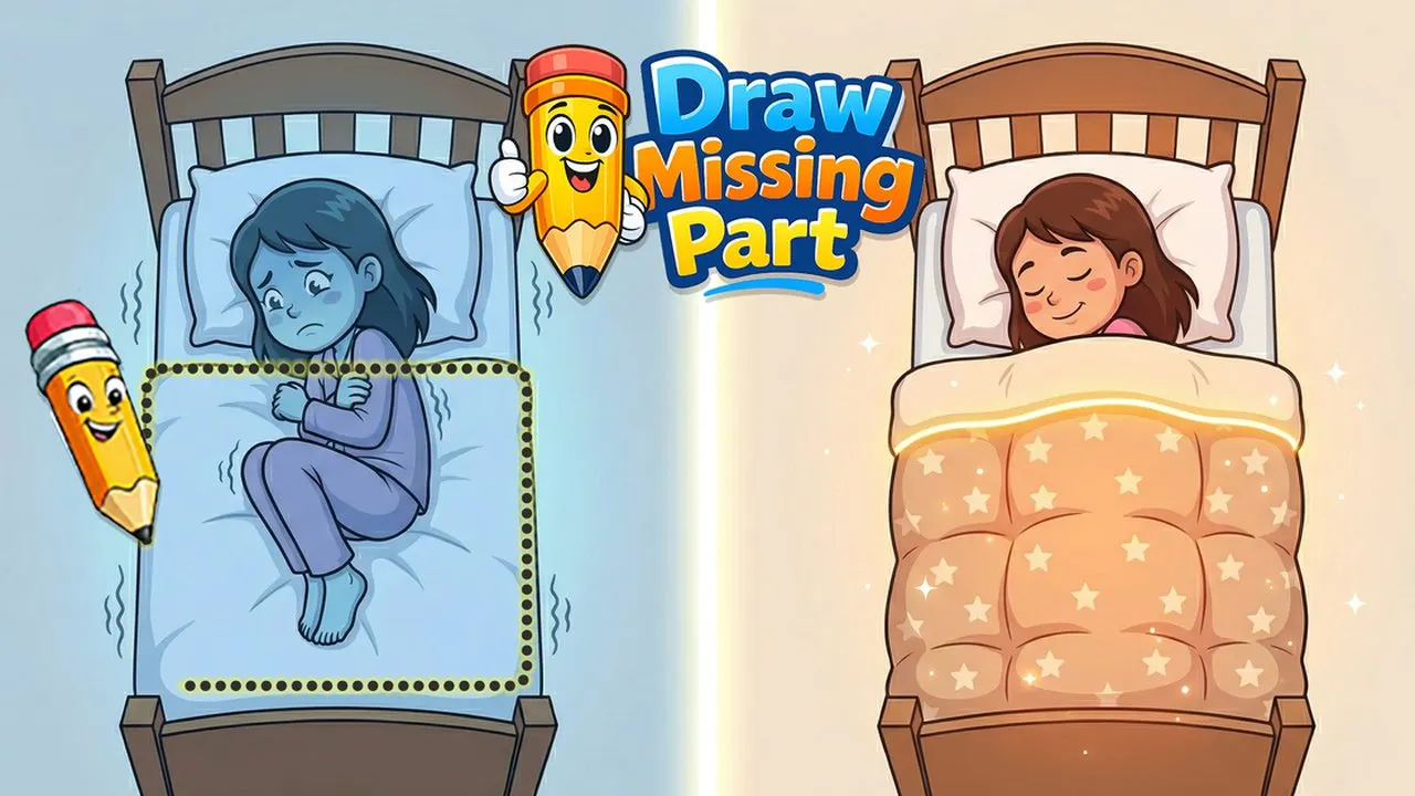 Play Draw Missing Part - Free Online Puzzle Game