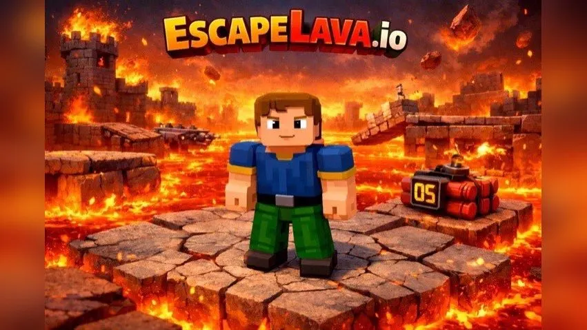 Play Escape Lava IO - Free Online IO Game