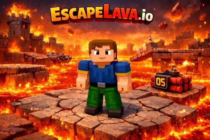 Play Escape Lava IO - Free Online IO Game