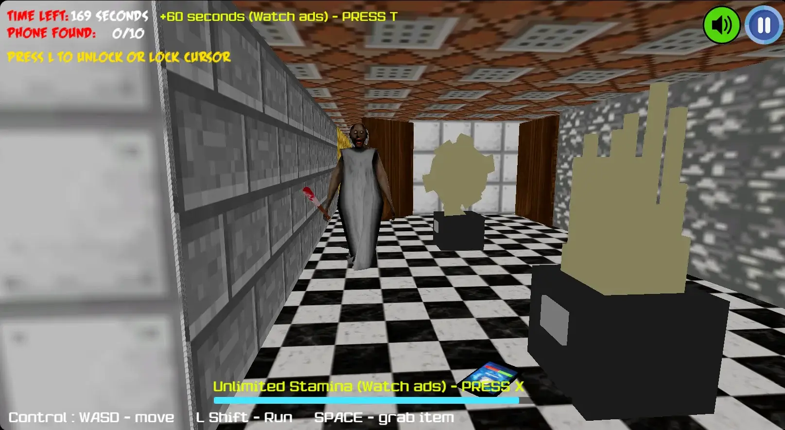 Play Granny at Obby World - Free Online Horror Game