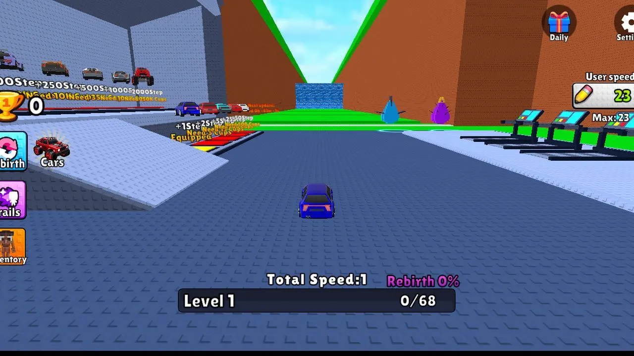 Play Obby: Tsunami Escape +1 by Car - Free Online Racing Game