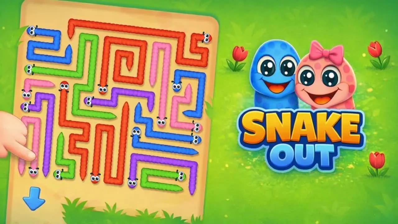 Play Snake Out: Maze Escape - Free Online Puzzle Game