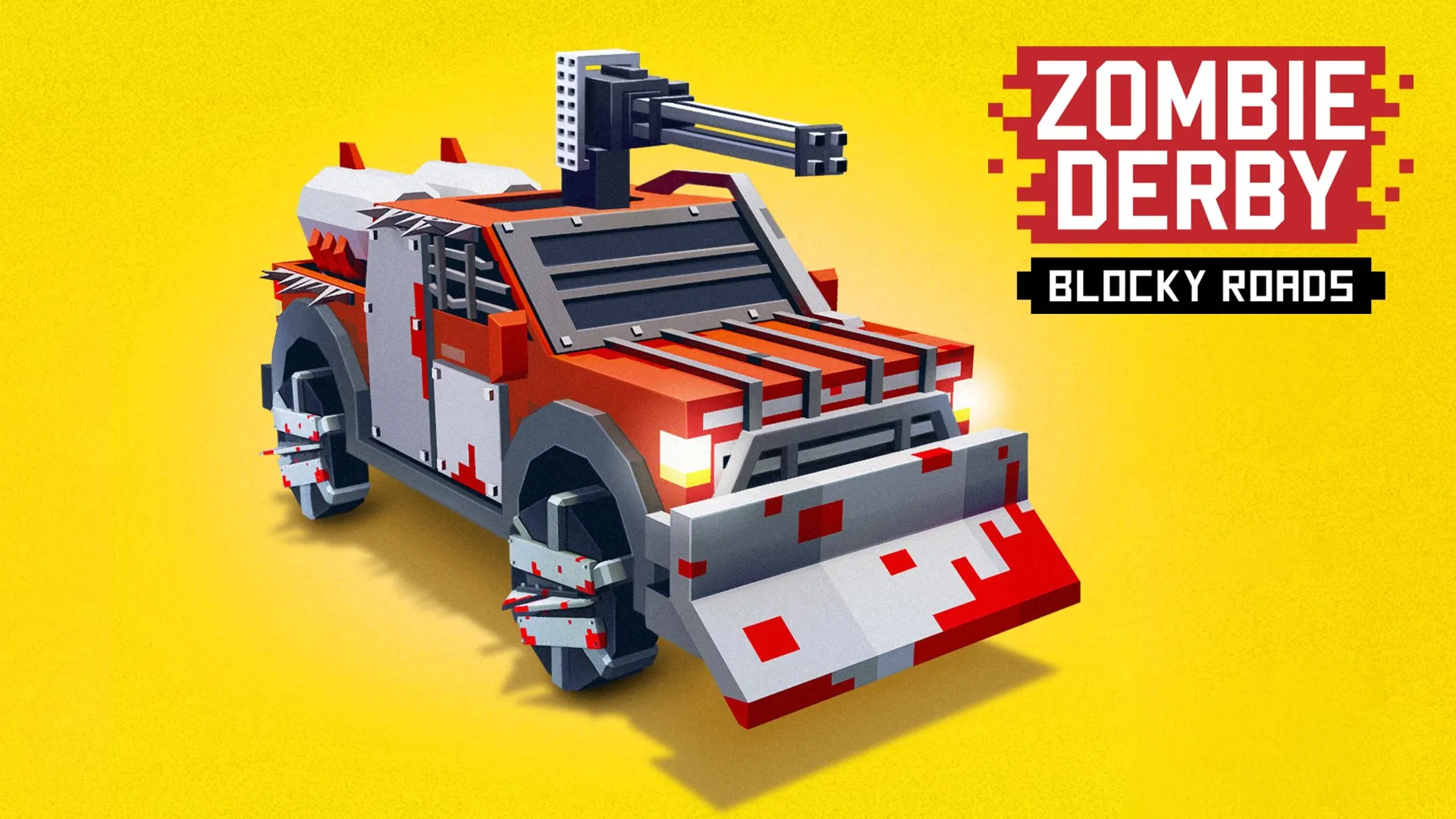 Play Zombie Derby: Blocky Roads - Free Online Racing Game