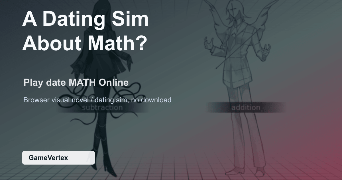 date MATH Game Online - Play Visual Novel Free